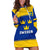 (Custom Text And Number) Sweden Hockey 2023 Sporty Style Hoodie Dress - Wonder Print Shop