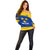 (Custom Text And Number) Sweden Hockey 2023 Sporty Style Off Shoulder Sweater - Wonder Print Shop