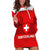 (Custom Text And Number) Switzerland Hockey 2023 Sporty Style Hoodie Dress - Wonder Print Shop