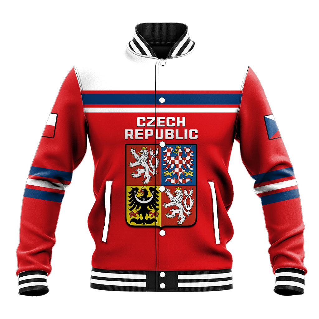 Czech Republic Hockey 2023 Sporty Style Baseball Jacket - Wonder Print Shop