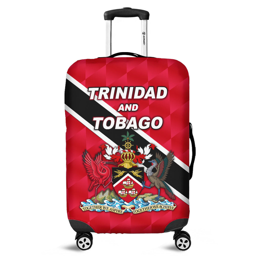 Happy Trinidad and Tobago Luggage Cover independence Day - Red LT8 - Wonder Print Shop