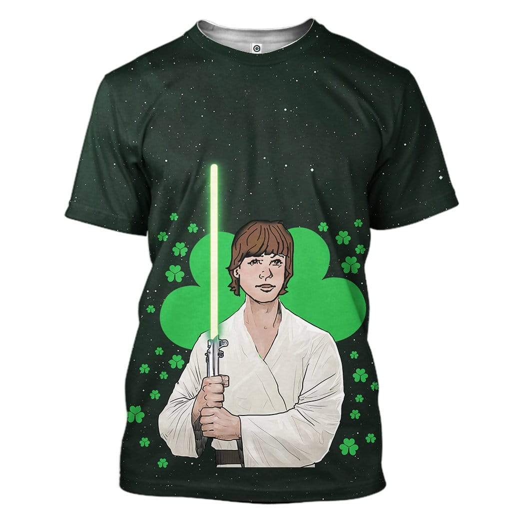 St Patrick's Day Luke Star T Shirt Wars LT8 - Wonder Print Shop