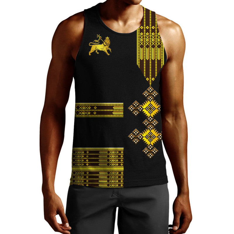 ethiopia-men-tank-top-ethiopian-lion-of-judah-simple-tibeb-style-black