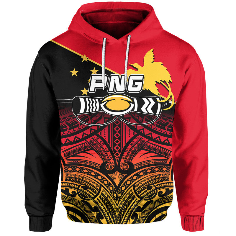 Custom Personalised And Number PNG Rugby The Kumuls Hoodie LT6 - Wonder Print Shop