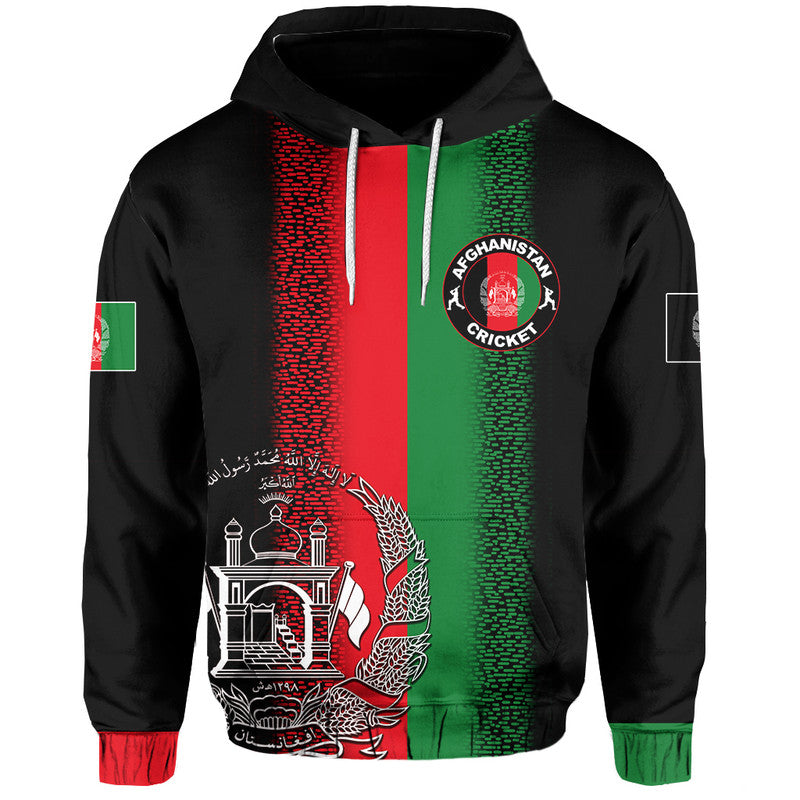 Custom Afghanistan Cricket Jersey Hoodie LT6 - Wonder Print Shop