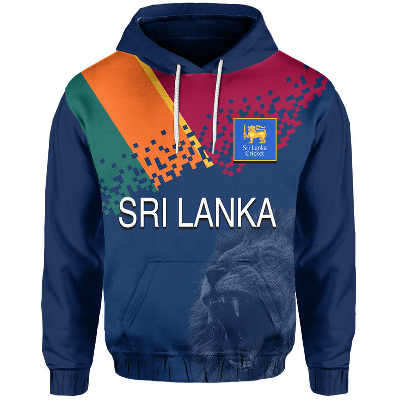 Custom Sri Lanka Cricket Jersey Hoodie LT6 - Wonder Print Shop