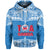 Custom Personalised And Number Toa Samoa Rugby Hoodie Blue Sky LT6 - Wonder Print Shop