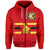 Custom Zimbabwe Cricket Jersey Hoodie LT6 - Wonder Print Shop