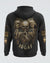 Mens Skull Hoodie Stuck Between IDK IDC And IDGAF - Wonder Print Shop