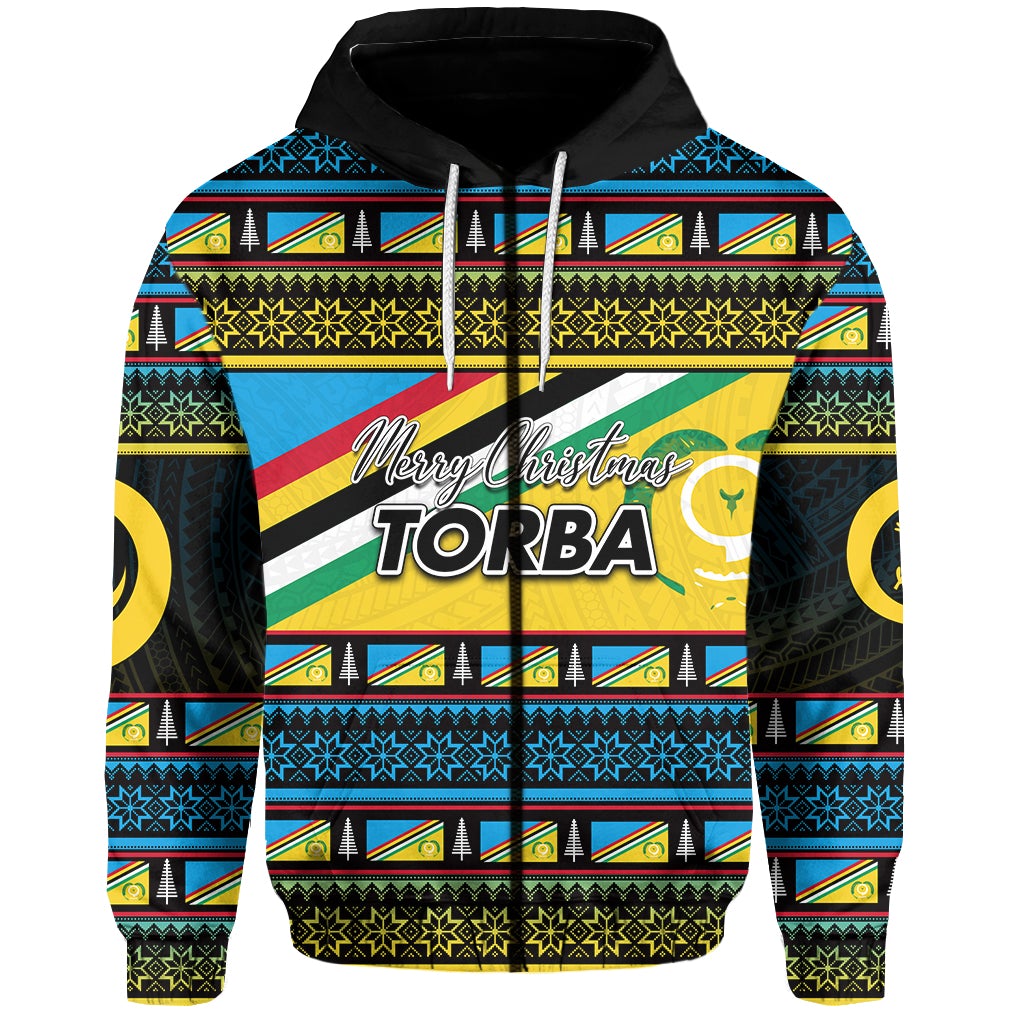 Torba Province Zip Hoodie Of Vanuatu Christmas LT6 - Wonder Print Shop