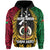 Custom Vanuatu Zip Hoodie Mix Maori Aotearoa LT6 - Wonder Print Shop