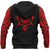 Viking Hoodie Tattoo All Over Print Red RLT12 - Wonder Print Shop