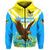 Custom Papua New Guinea Mount Hagen Eagles Zip Hoodie Wamp Nga Rugby Blue, Custom Text And Number LT8 - Wonder Print Shop