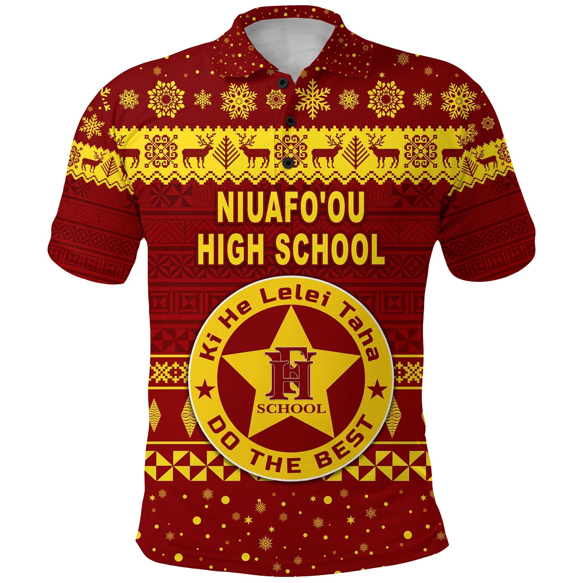 custom-personalised-niuafoou-high-school-christmas-polo-shirt-simple-style