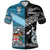 New Zealand Maori Aotearoa Fiji Tapa Polo Shirt Together Black LT8 - Wonder Print Shop