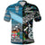 New Zealand Maori Aotearoa Fiji Tapa Polo Shirt Together Paua Shell LT8 - Wonder Print Shop