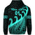 Custom New Zealand Rugby Maori Hoodie Silver Fern Koru Vibes Turquoise LT8 - Wonder Print Shop