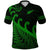 Custom New Zealand Rugby Maori Polo Shirt Silver Fern Koru Vibes Green LT8 - Wonder Print Shop