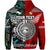 Custom New Zealand Tonga Hoodie Together Paua Shell, Custom Text And Number LT8 - Wonder Print Shop