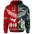 Custom New Zealand Tonga Zip Hoodie Together Paua Shell, Custom Text And Number LT8 - Wonder Print Shop