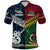 Custom Vanuatu New Zealand Polo Shirt Together Blue, Custom Text And Number LT8 - Wonder Print Shop