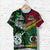 Custom Vanuatu And New Zealand T Shirt Together Green, Custom Text And Number LT8 - Wonder Print Shop