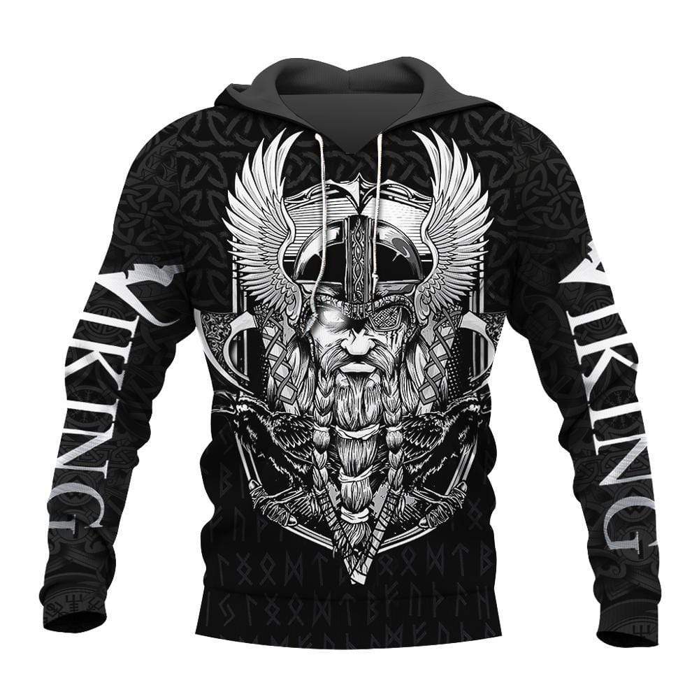 Viking Clothing Odin The Almighty Hoodie RLT12 - Wonder Print Shop