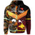 Custom Papua New Guinea And Australia Aboriginal Hoodie Together, Custom Text And Number LT8 - Wonder Print Shop