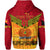 Custom Papua New Guinea Kumuls Zip Hoodie Simple Style Red Vibes LT8 - Wonder Print Shop