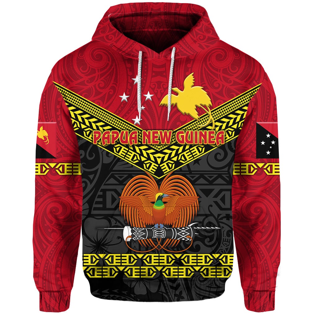 Custom Papua New Guinea Kumuls Hoodie Simple Style Black Vibes LT8 - Wonder Print Shop