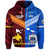 Custom Papua New Guinea And Samoa Hoodie Together, Custom Text And Number LT8 - Wonder Print Shop