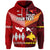 Custom Papua New Guinea And Tonga Hoodie Polynesian Together Bright Red LT8 - Wonder Print Shop