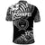 FSM Pohnpei Polo Shirt Unique Vibes Black LT8 - Wonder Print Shop