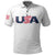 (Custom And Number) Baseball 2023 USA Polo Shirt White Style LT6 - Wonder Print Shop