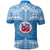 Toa Samoa Rugby Polo Shirt Blue Sky LT6 - Wonder Print Shop