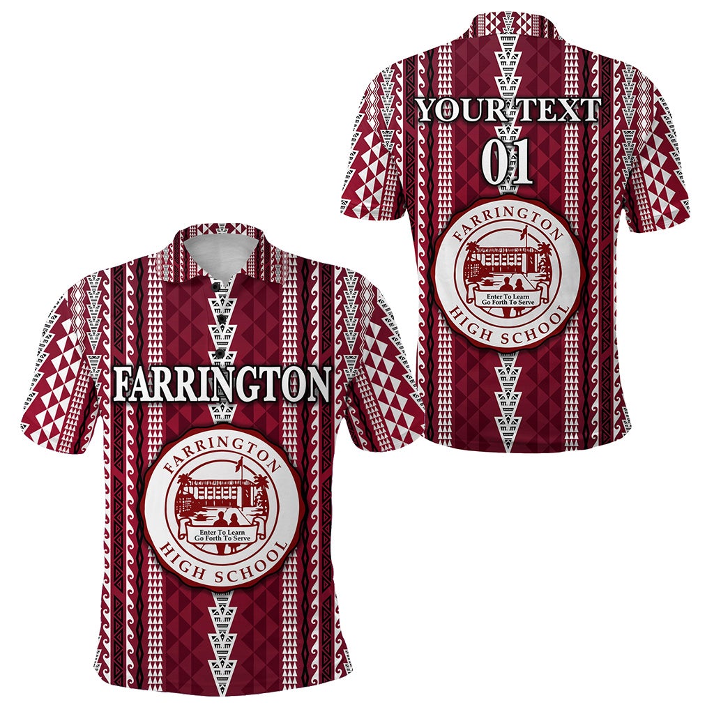 custom-personalised-hawaii-farrington-high-school-polo-shirt-simple-style