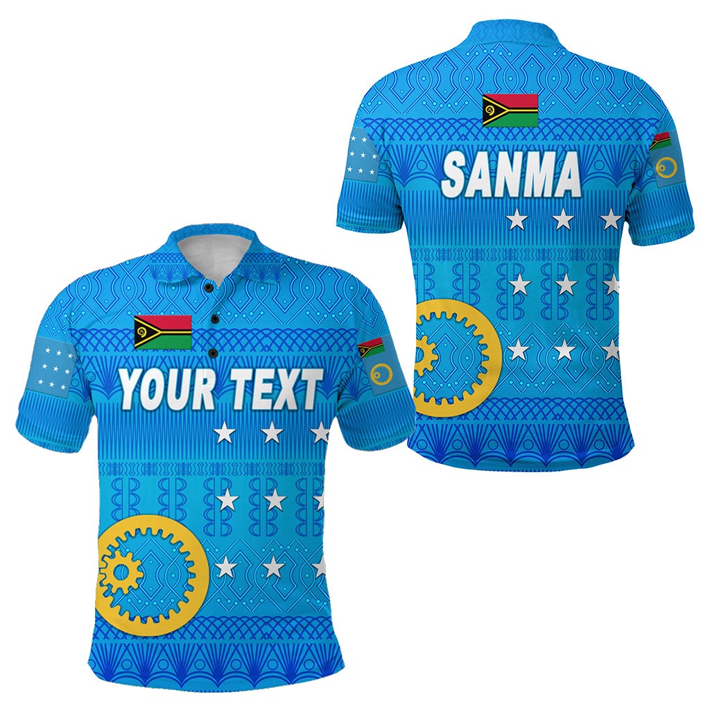 Custom Sanma Province Polo Shirt Vanuatu Pattern Traditional Style LT8 - Wonder Print Shop