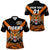 Custom Papua New Guinea Lae Snax Tigers Polo Shirt Rugby Original Style Orange LT8 - Wonder Print Shop