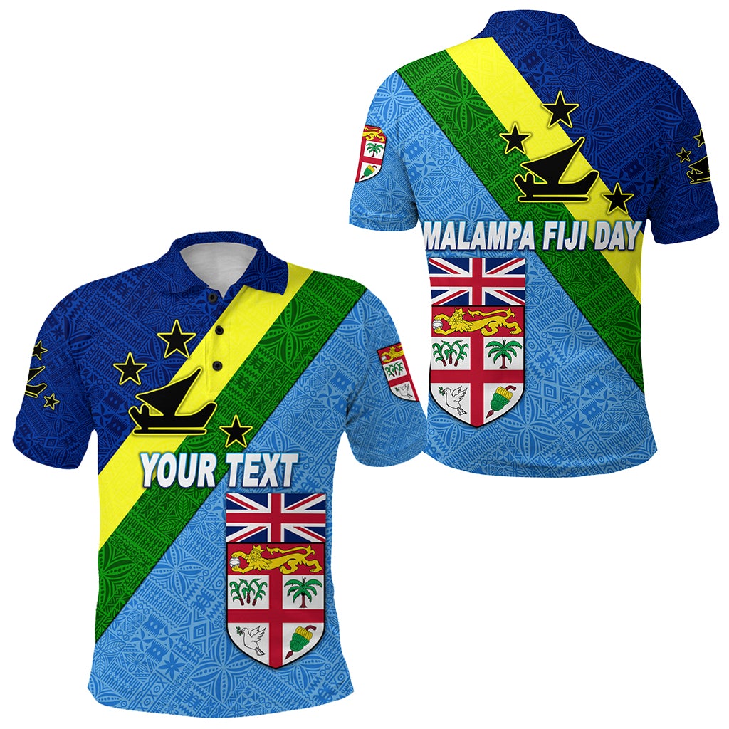 Custom Malampa Vanuatu And Fiji Day Polo Shirt Simple Style LT8 - Wonder Print Shop