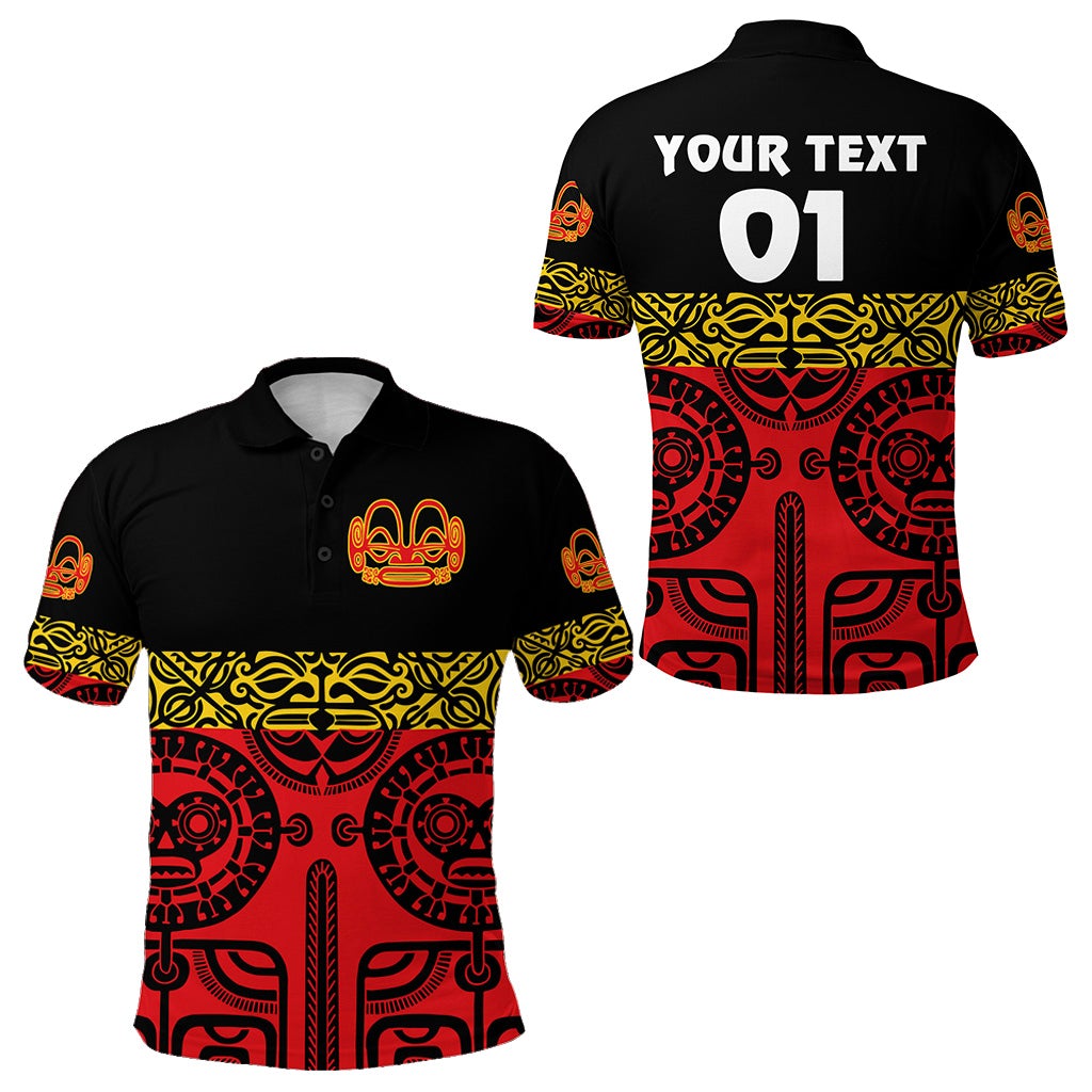 Custom Marquesas Islands Polo Shirt Marquesan Tattoo Special Style Red LT8 - Wonder Print Shop