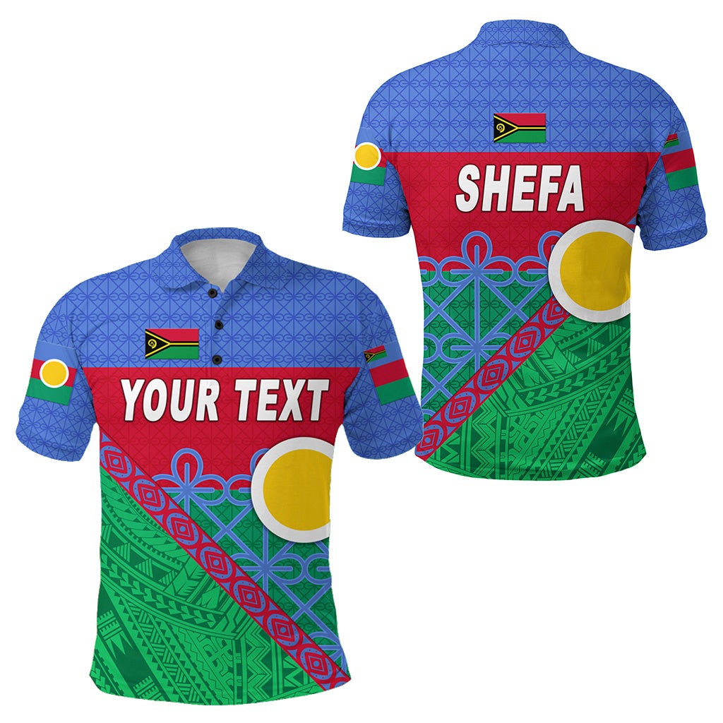 Custom Shefa Province Polo Shirt Vanuatu Pattern Unique Style LT8 - Wonder Print Shop