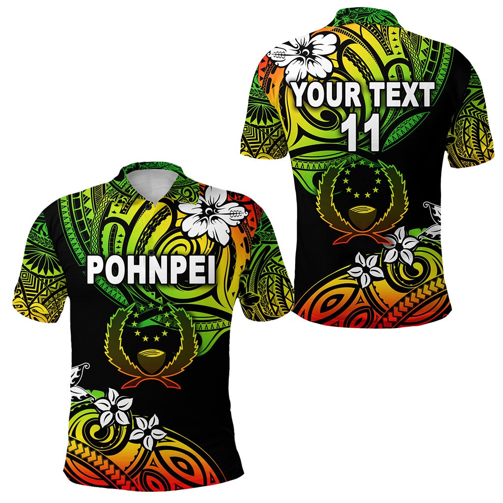 custom-personalised-fsm-pohnpei-polo-shirt-unique-vibes-reggae