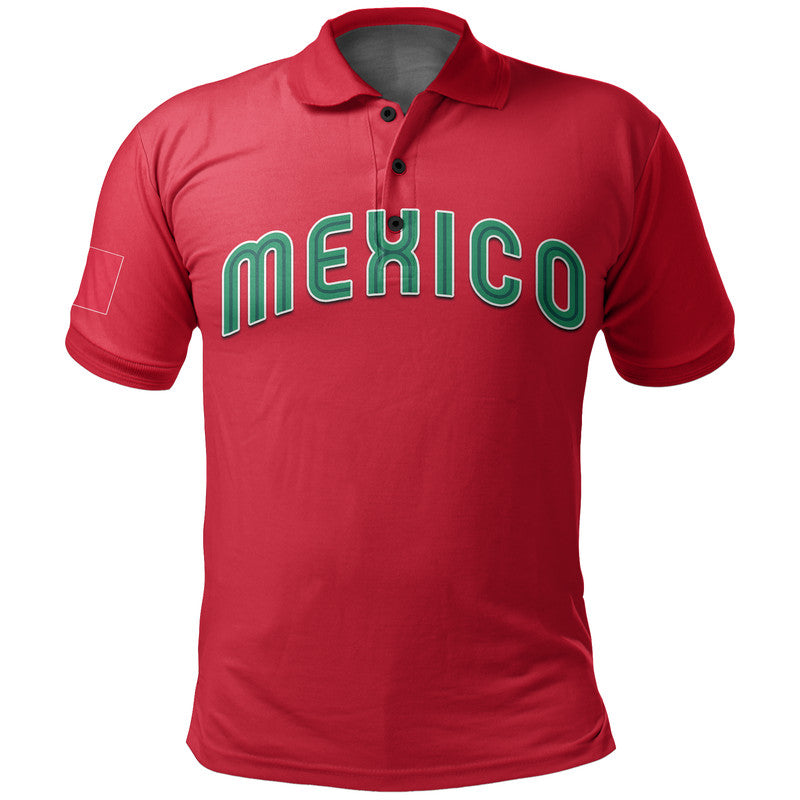 custom-personalised-and-number-world-baseball-classic-2023-mexico-polo-shirt-red-style