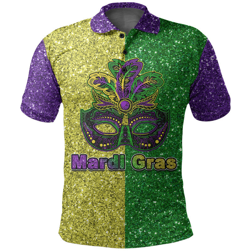 Mardi Gras Polo Shirt Colorful Style LT6 - Wonder Print Shop