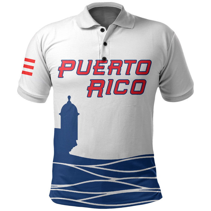 (Custom And Number) Baseball 2023 Puerto Rico Polo Shirt LT6 - Wonder Print Shop