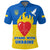 Stand with Ukraine Polo Shirt Peace Love and is Not Russia LT4 - Wonder Print Shop