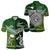 Custom New Zealand Cook Islands Polo Shirt Together Green, Custom Text And Number LT8 - Wonder Print Shop