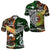 Custom Maori Aboriginal Polo Shirt Together Green, Custom Text And Number LT8 - Wonder Print Shop