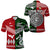 Custom New Zealand Tonga Polynesian Polo Shirt Together Green, Custom Text And Number LT8 - Wonder Print Shop