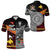 Custom Papua New Guinea Polynesian And Fiji Tapa Polo Shirt Together Black LT8 - Wonder Print Shop